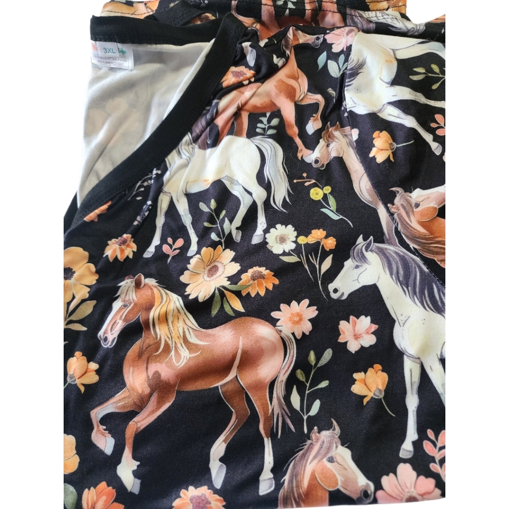 NWT Size Small Shirley & Stone Horse Print Pajama Set Equestrian - Picture 11 of 12